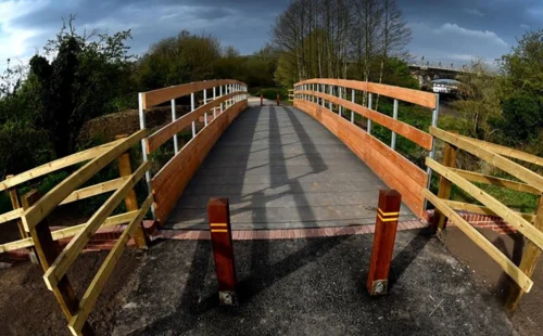 GRP Dura Slab footbridge