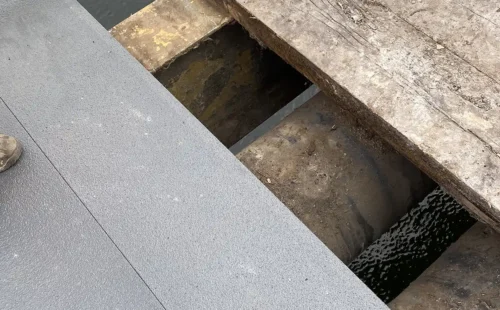 GRP Dura Slab 100 Easy Lift bridge deck replacing timber