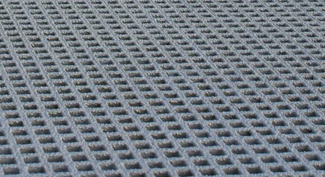 Mini mesh in light grey