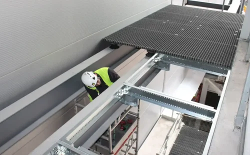 grating riser void cover