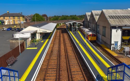 Ryde Pier Head Station new platforms