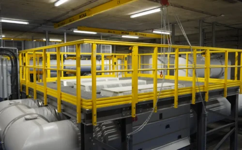 GRP elevated platform