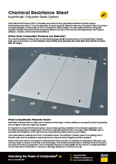 Chemical-Resistance Sheet-Isophthalic