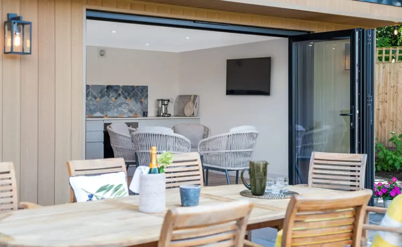 dura cladding flush garden room