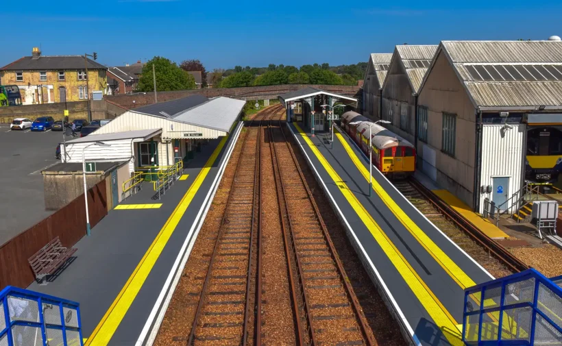 Ryde Pier Head Station new platforms