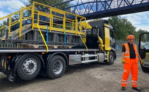 Dura Access structure being transported