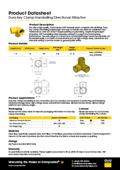 Key Clamp Handrailing_Directional_3WayTee