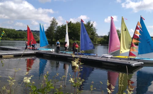 GRP mini mesh at sailing club