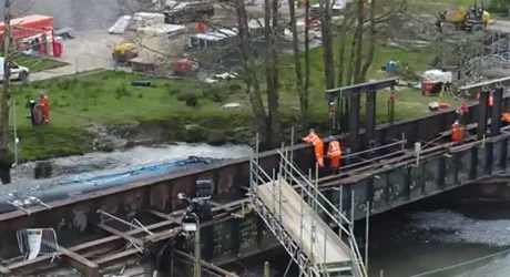 Dura Composites GRP plays part in lifting Black Bridge from floodwater