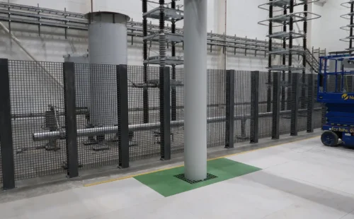 converter station GRP screening and trench covers