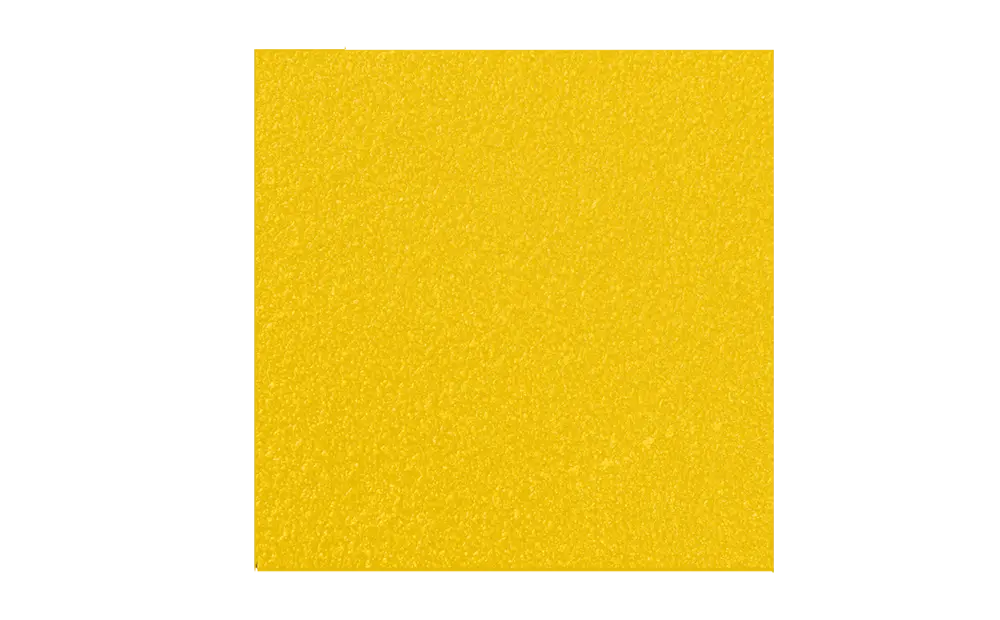 53mm Solid Top Rectangular HD Mesh Grating in Yellow