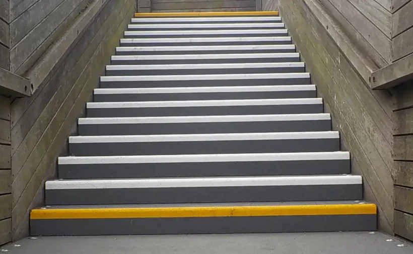 Stair Treads made from pultruded Dura Slab