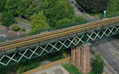 Oxted Aerial View of Dura Grating GRP