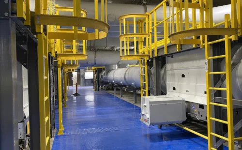 access platform at power station