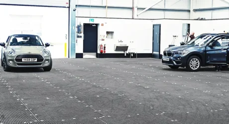 Car Valet Garage with Dura grating GRP flooring