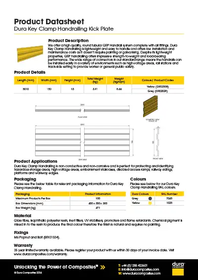 Key Clamp Handrailing_Kickplate