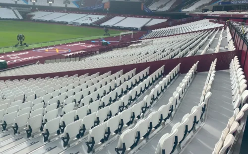 GRP flooring to integrate with stadium seating modules