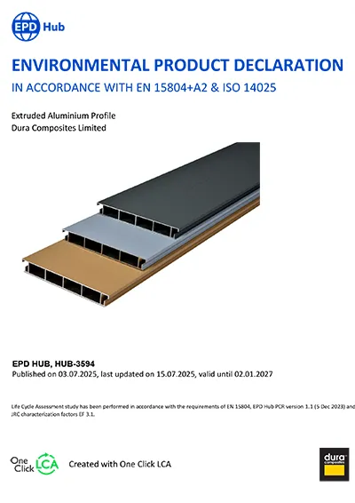 Dura Composites EPD for Aluminium Decking