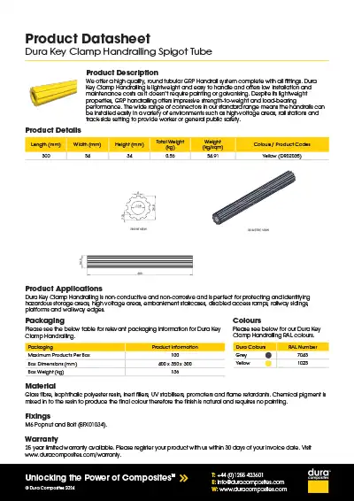 Key Clamp Handrailing_Spigot Tube