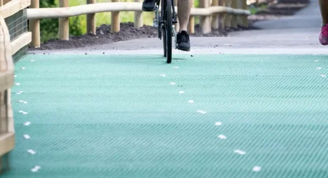 Lias Line Greenway featuring durable GRP grating