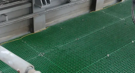 Bund flooring made from GRP at a substation