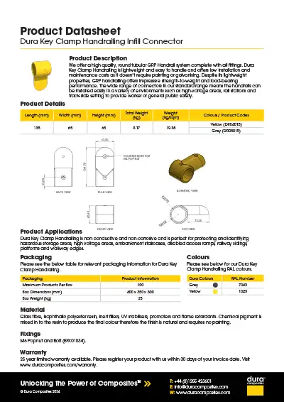 Key Clamp Handrailing_Infill Connector