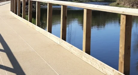 walkway at nature reserve