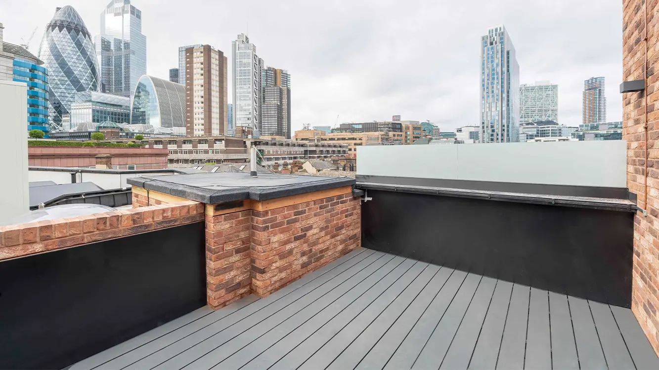 Aluminium Decking Goulston Street outside