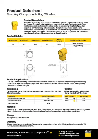 Key Clamp Handrailing_3WayTee