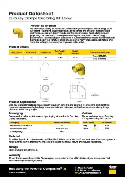 Key Clamp Handrailing_90 Degree_Elbow