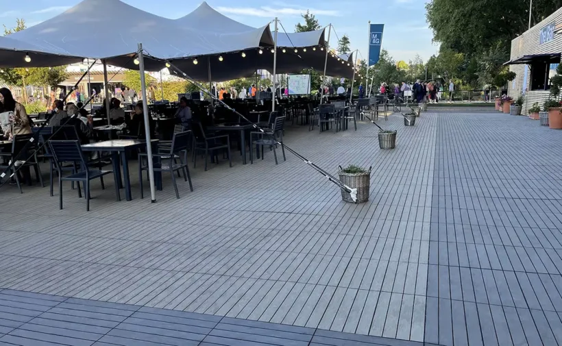 decking tiles chelsea flower show