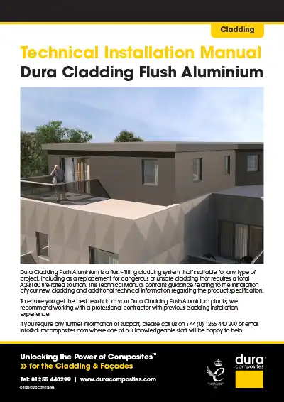 Dura Cladding Flush Aluminium Technical Manual Dura Composites