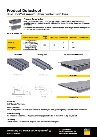 Dura-Deck-Aluminium-18mm-Positive-Trims-Product-Datasheet-Dura-Composites