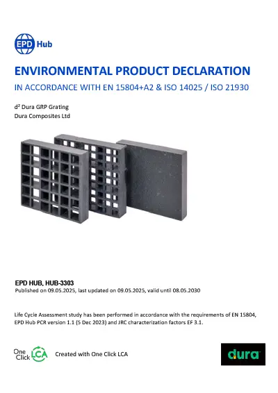 EPD Dura Composites Moulded GRP