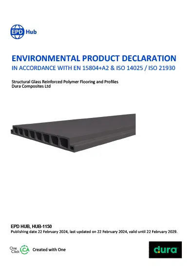 EPD_Pultruded Grating