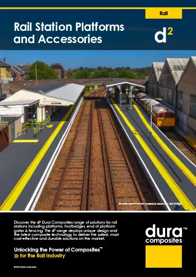 Front Cover Image For Station Platforms & Accessories Brochure Dura Composites