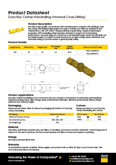 Key Clamp Handrailing_Universal_Cross