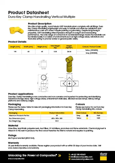 Key Clamp Handrailing_Vertical Multiple