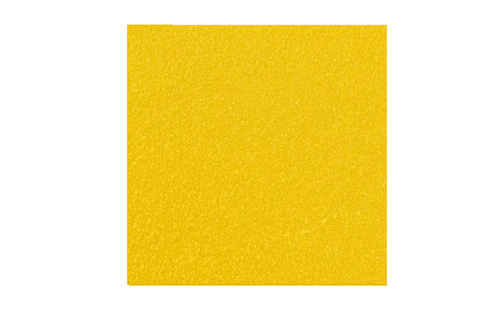 Solid Top Rectangular HD Mesh Grating in Yellow