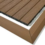 Dura Deck Tile Corner Edge Ramps | Pack of 4 | Mahogany