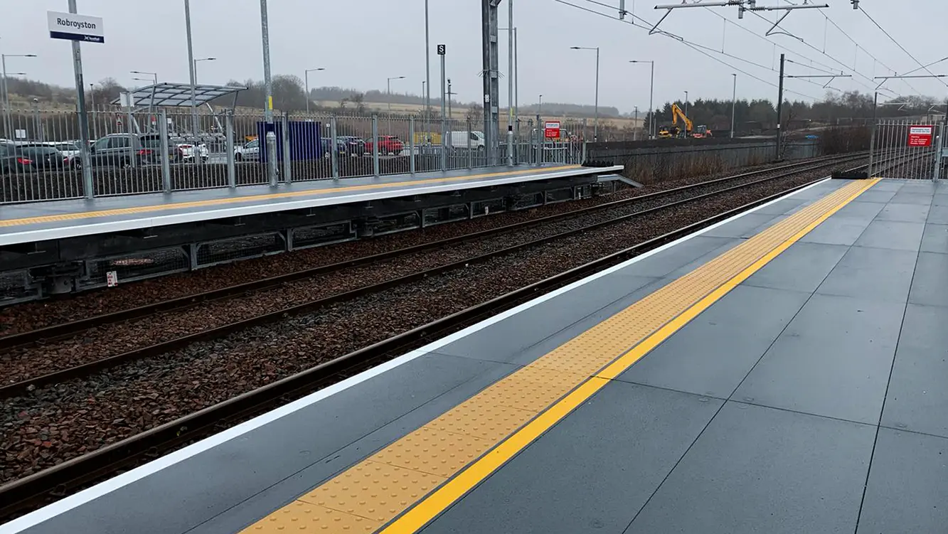 Robroyston Station Platform