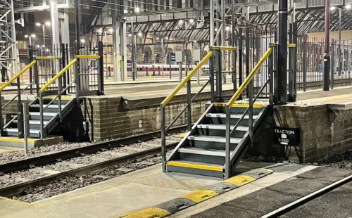 end of platform access steps