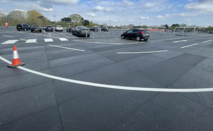 Car Park featuring Dura Slab heavy duty vehicular flooring